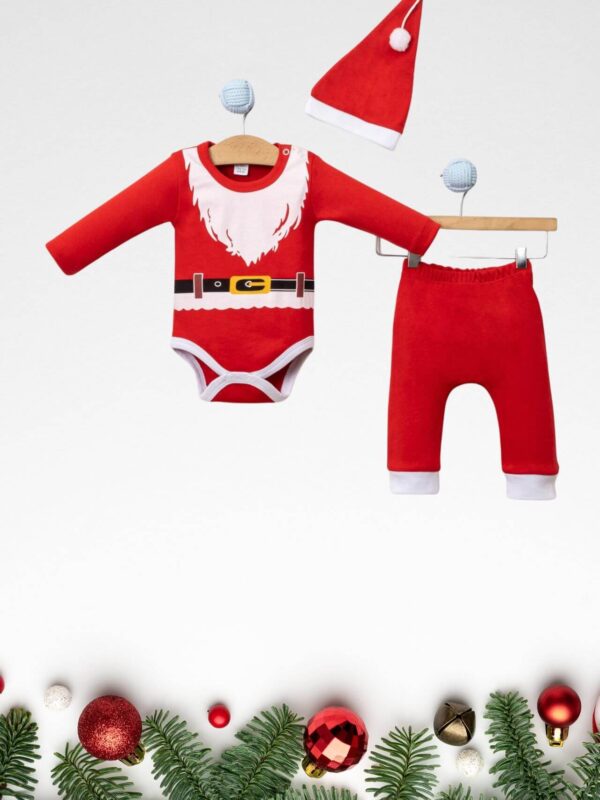 Χριστουγεννιάτικο Κορμάκι με Σκουφάκι & Παντελόνι 1402