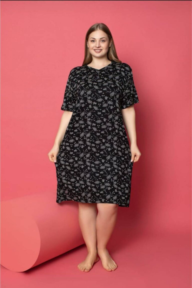 Φόρεμα Homewear Κοντό Μανίκι 5135