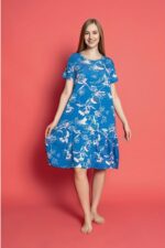 Φόρεμα Homewear Κοντό Μανίκι D5117