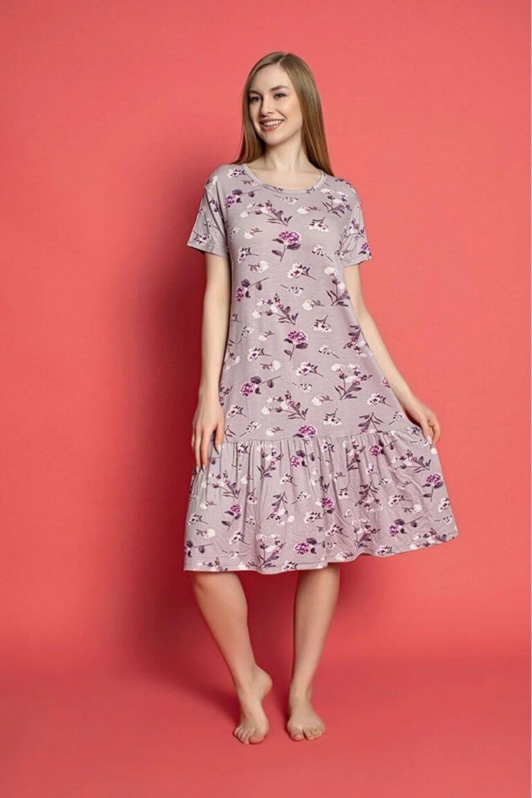Φόρεμα Homewear Κοντό Μανίκι D5120