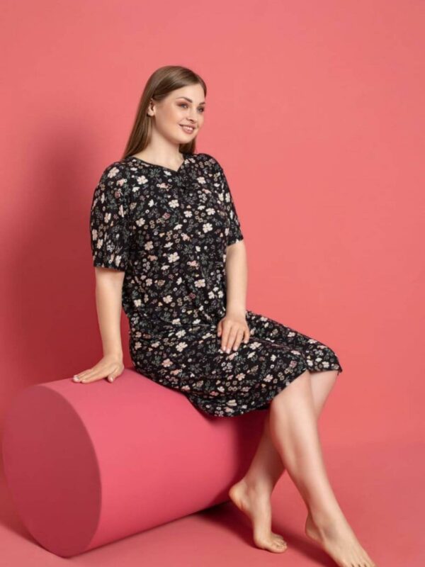 Φόρεμα Homewear Κοντό Μανίκι R5141