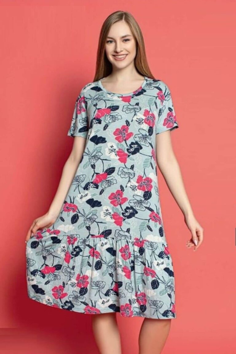 Φόρεμα Homewear Κοντό Μανίκι W5117