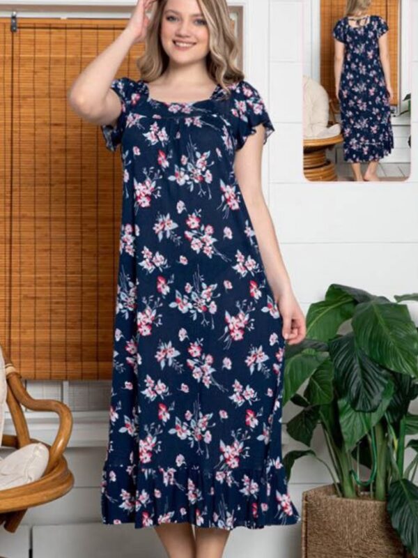 Φόρεμα Homewear Κοντό Μανίκι W6002