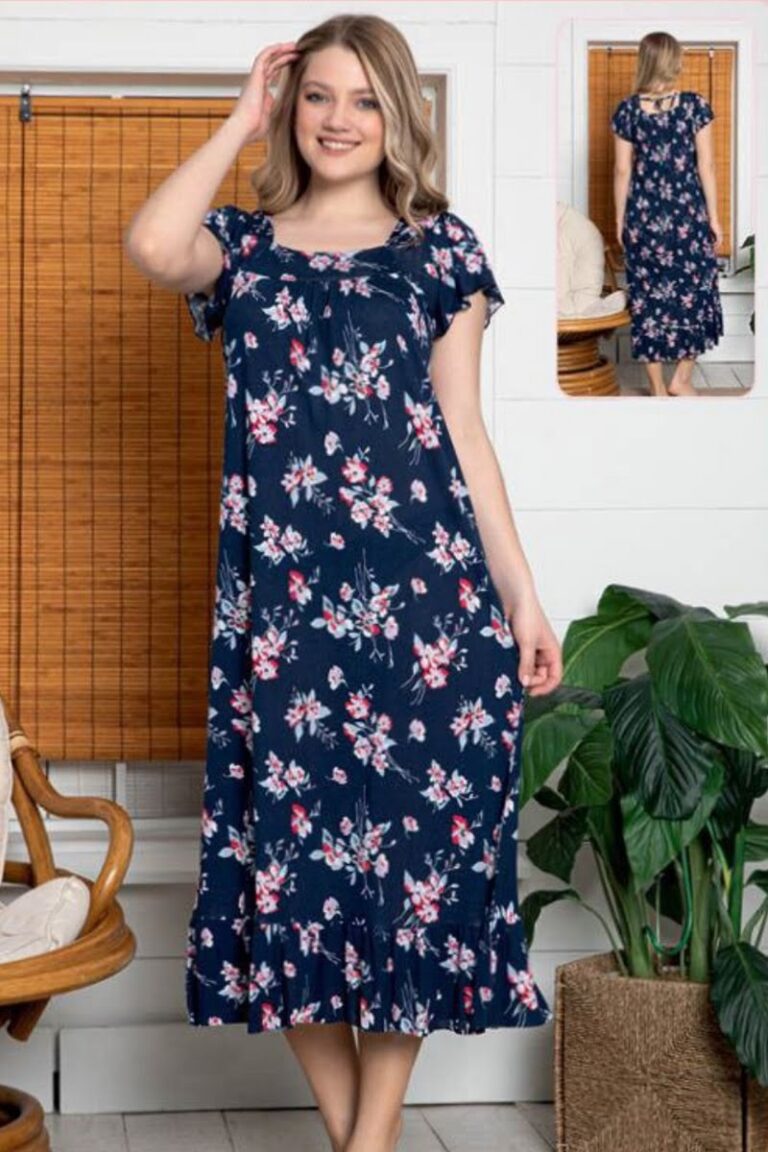 Φόρεμα Homewear Κοντό Μανίκι W6002