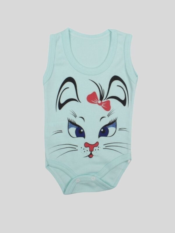 Κορμάκι Βρεφικό Αμάνικο Beautifull Kitty W0607