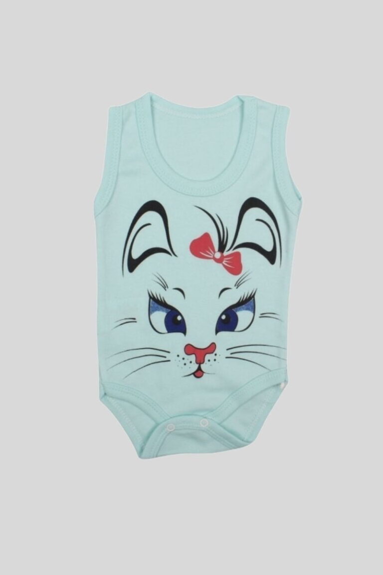 Κορμάκι Βρεφικό Αμάνικο Beautifull Kitty W0607