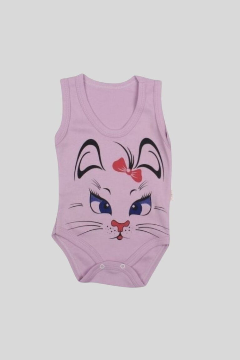 Κορμάκι Βρεφικό Αμάνικο Beautifull Kitty R0607