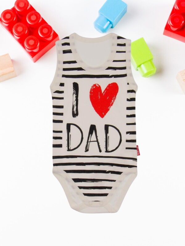 Κορμάκι Βρεφικό Αμάνικο Dad 1126
