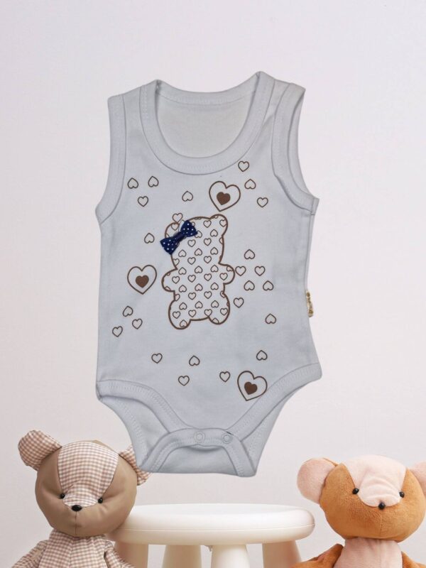 Κορμάκι Βρεφικό Αμάνικο Little Bear 3114