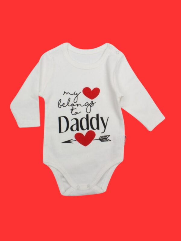 Κορμάκι Βρεφικό Daddy Με Μακρύ Μανίκι 1646