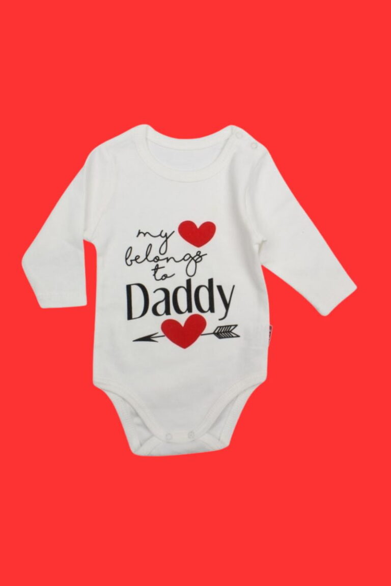 Κορμάκι Βρεφικό Daddy Με Μακρύ Μανίκι 1646