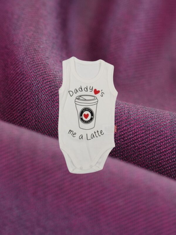 Κορμάκι Βρεφικό Daddy&apos;s Coffee Αμάνικο 1628