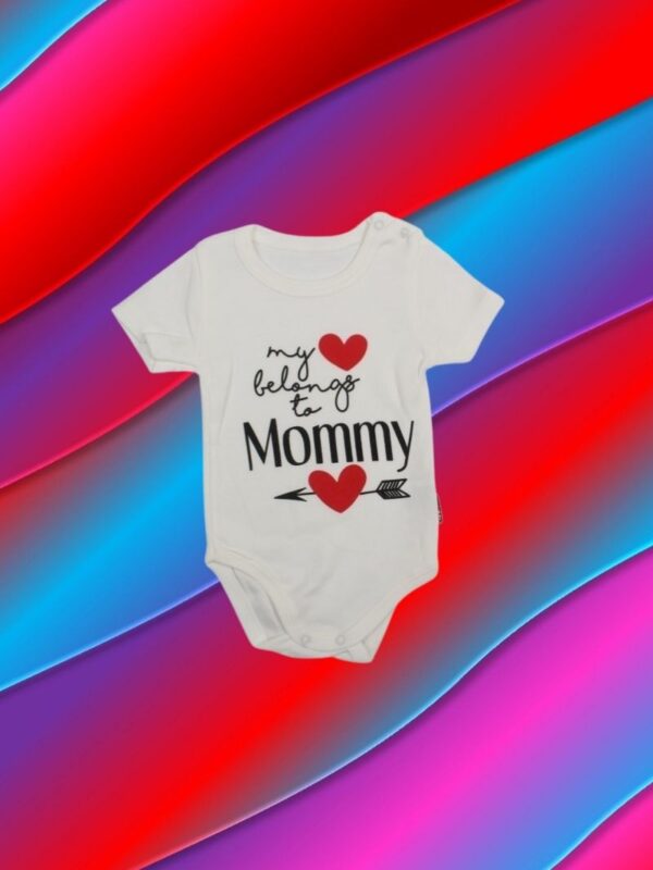 Κορμάκι Βρεφικό Heart Κοντομάνικο 1609