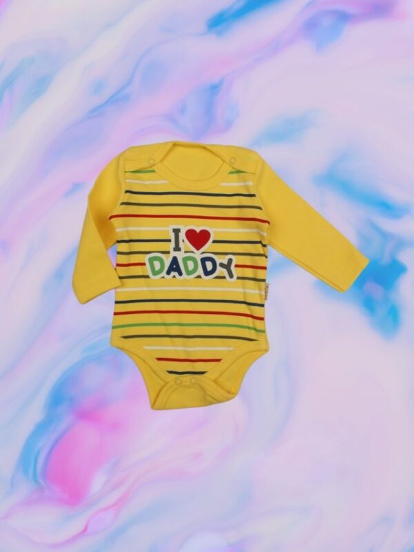 Κορμάκι Βρεφικό I Love Daddy Με Μακρύ Μανίκι R2141