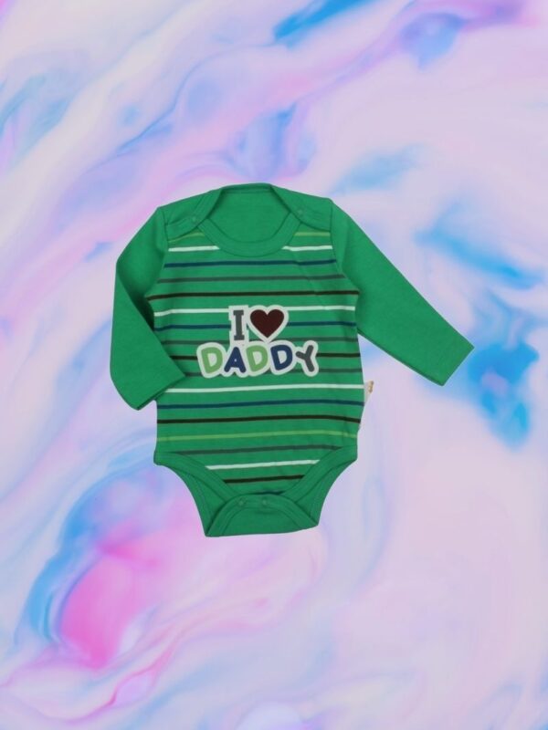 Κορμάκι Βρεφικό I Love Daddy Με Μακρύ Μανίκι F2141