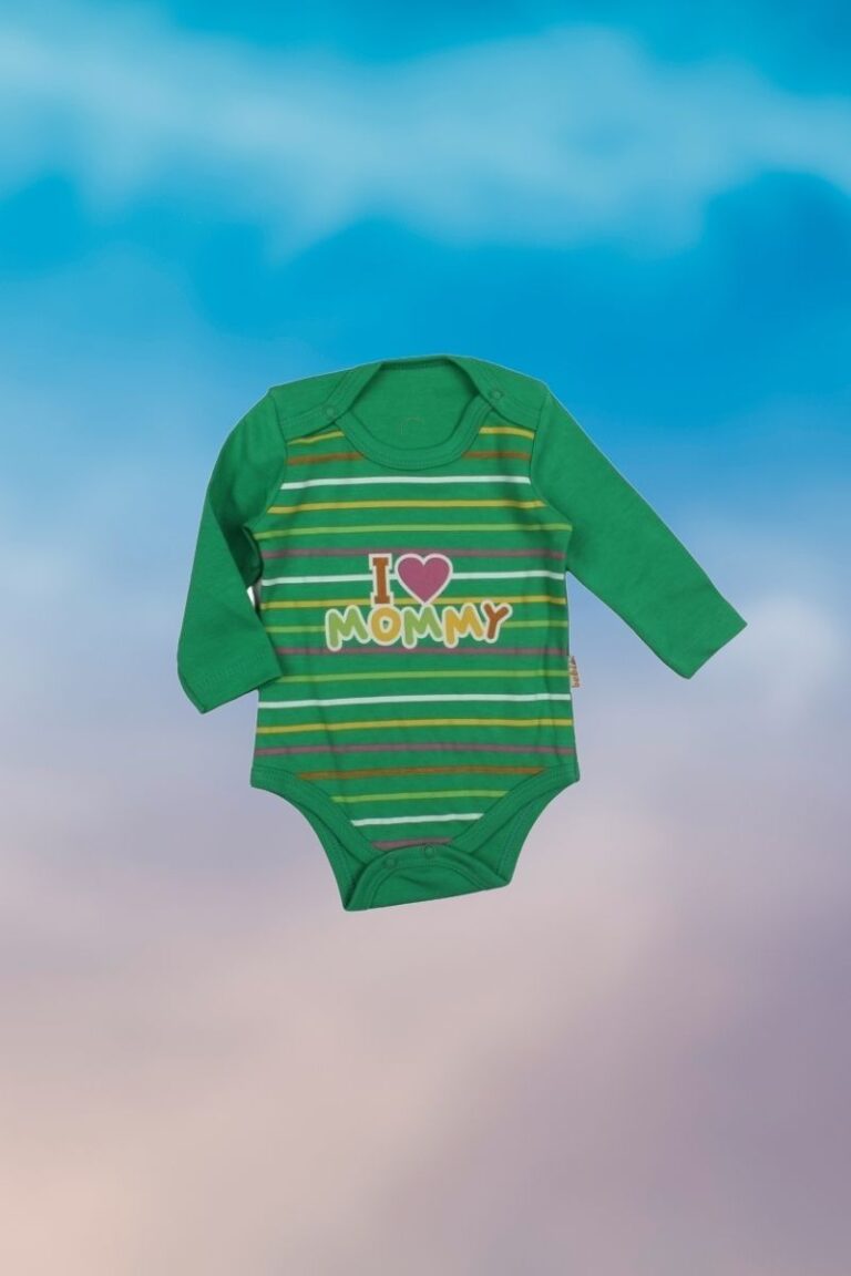Κορμάκι Βρεφικό I Love Mommy Με Μακρύ Μανίκι G2140