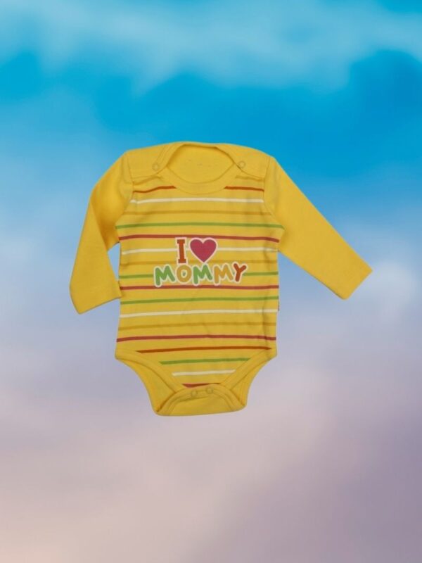 Κορμάκι Βρεφικό I Love Mommy Με Μακρύ Μανίκι R2140