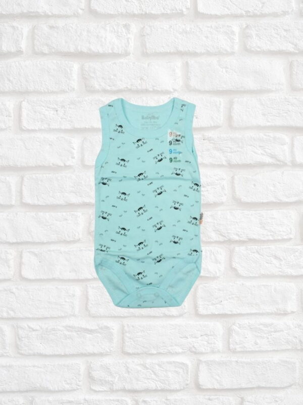 Κορμάκι Βρεφικό Kitty Αμάνικο W7079