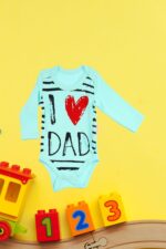 Κορμάκι Βρεφικό Μακρύ Μανίκι Love Dad C2254