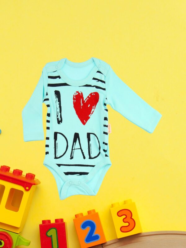 Κορμάκι Βρεφικό Μακρύ Μανίκι Love Dad C2254