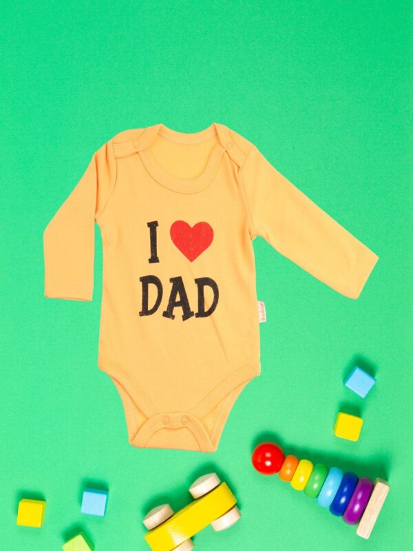 Κορμάκι Βρεφικό Μακρύ Μανίκι Love Dad D2226