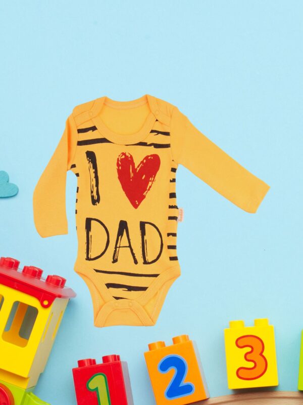 Κορμάκι Βρεφικό Μακρύ Μανίκι Love Dad D2254