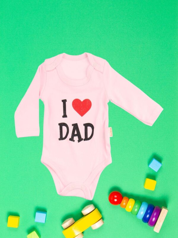 Κορμάκι Βρεφικό Μακρύ Μανίκι Love Dad R2226