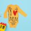 Κορμάκι Βρεφικό Μακρύ Μανίκι Love Mom D2255