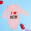 Κορμάκι Βρεφικό Μακρύ Μανίκι Love Mom R2225