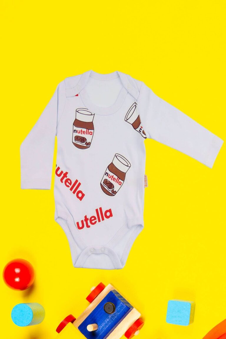 Κορμάκι Βρεφικό Μακρύ Μανίκι Nutella D2258