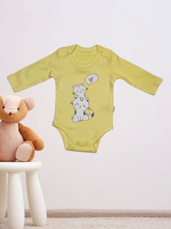 Κορμάκι Βρεφικό Με Μακρύ Μανίκι Kittens 2195