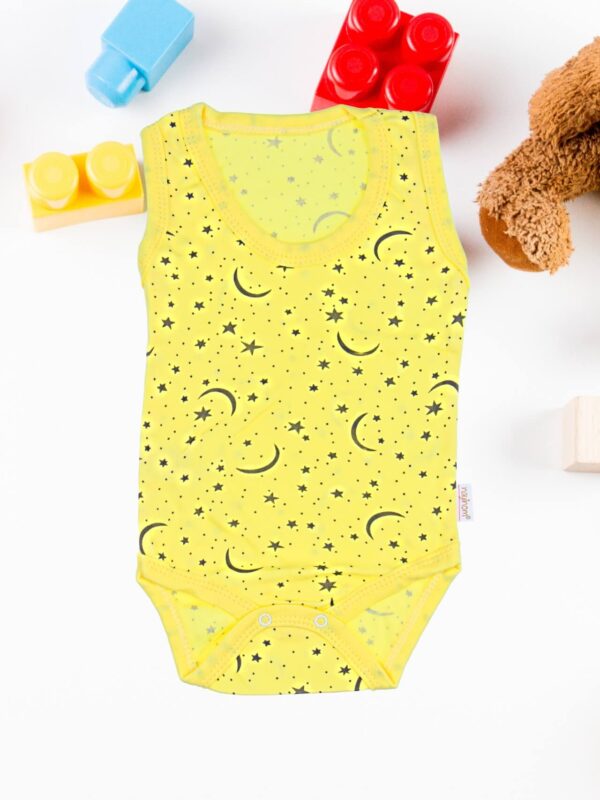 Κορμάκι Βρεφικό Moon And Stars Αμάνικο Q1665