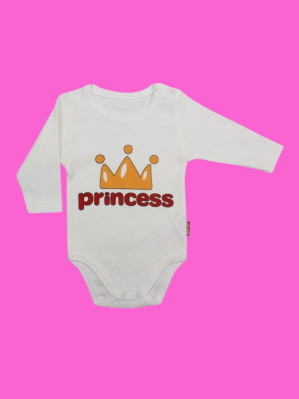 Κορμάκι Βρεφικό Princess Με Μακρύ Μανίκι 1656