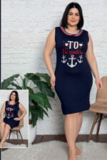 Νυχτικό Αμάνικο Plus Size 4966