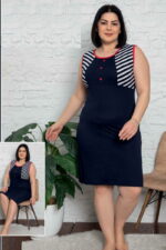 Νυχτικό Αμάνικο Plus Size 4968