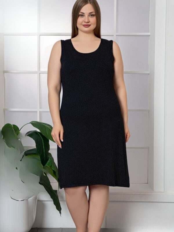Νυχτικό Αμάνικο Plus Size W4974