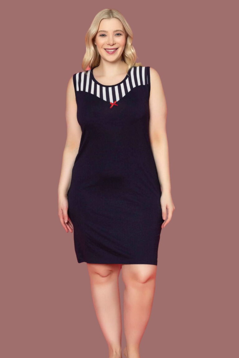 Νυχτικό Αμάνικο Plus Size 5112