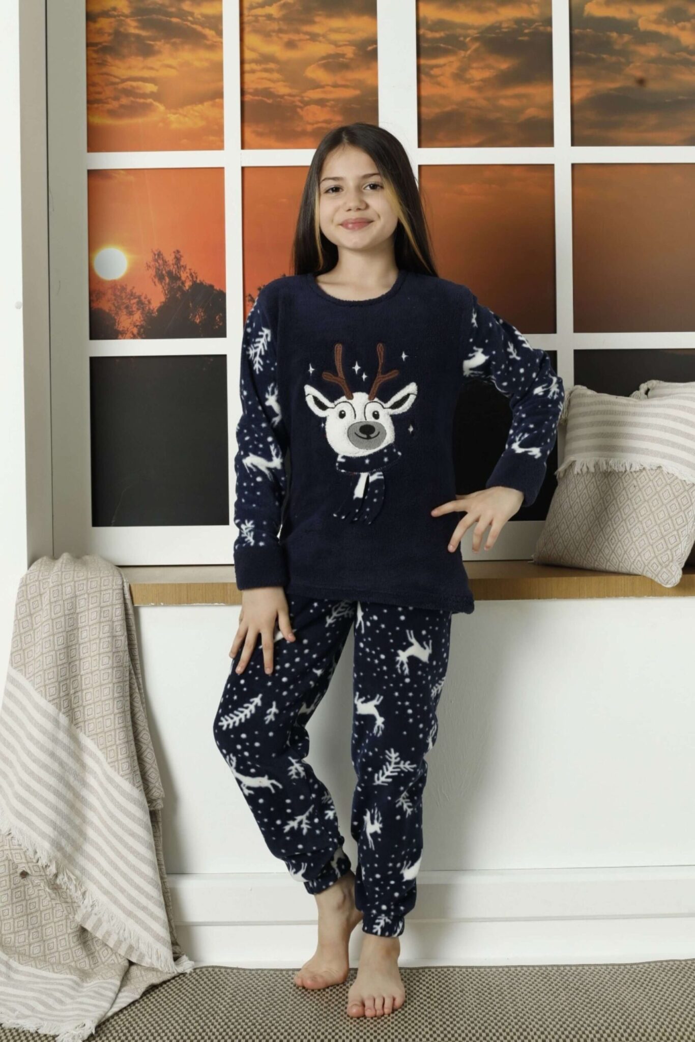 Παιδική Πιτζάμα Fleece Fawn W22016