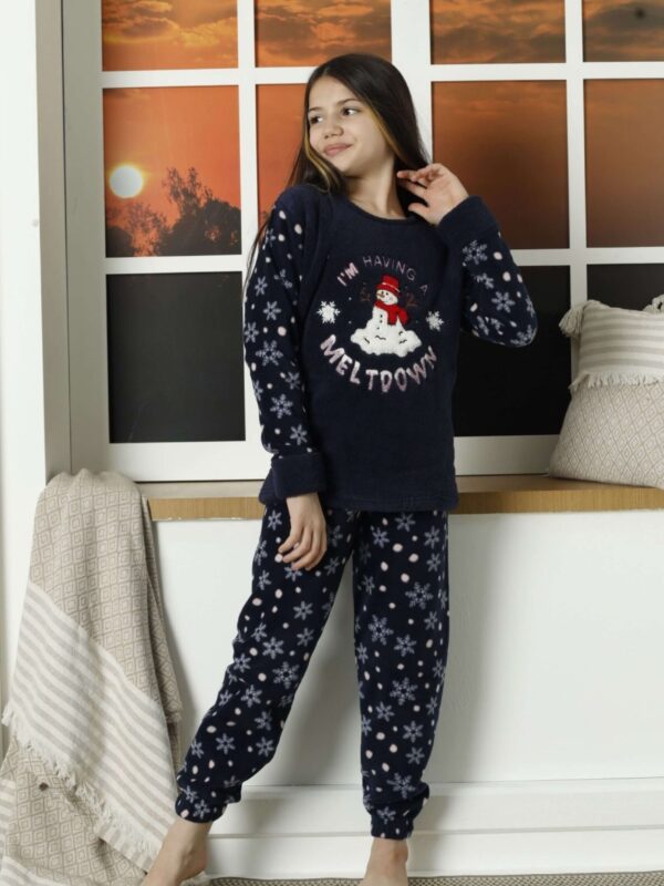 Παιδική Πιτζάμα Fleece Snowman 22018