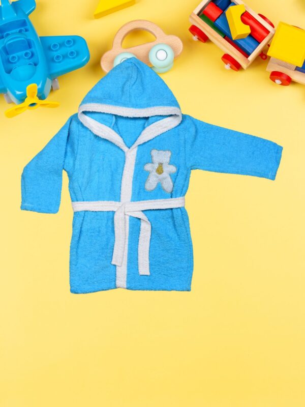 Παιδικό Μπουρνούζι Με Κουκούλα R0354