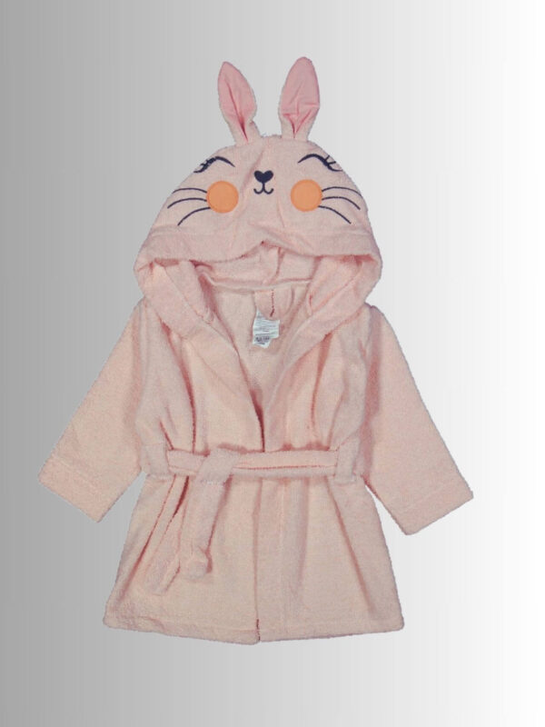 Παιδικό Μπουρνούζι Με Κουκούλα R7438