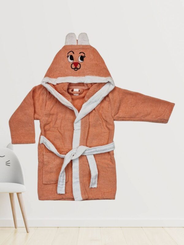 Παιδικό Μπουρνούζι Με Κουκούλα Q0264