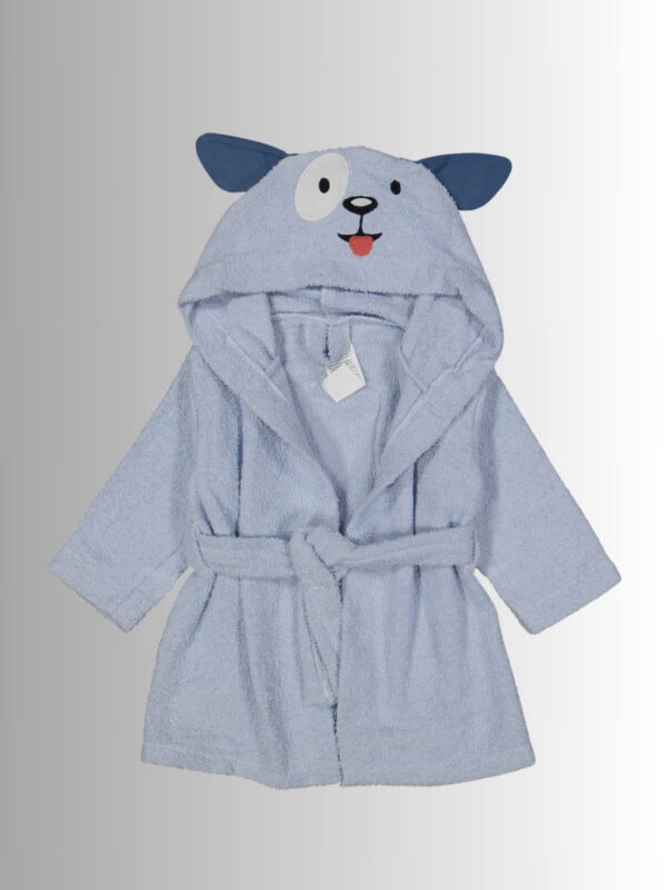 Παιδικό Μπουρνούζι Με Κουκούλα W7438