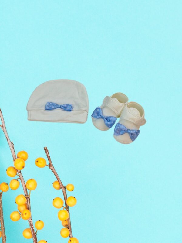 Παπούτσια Αγκαλιάς & Σκουφάκι G33004