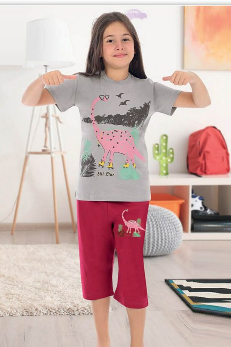 Πιτζάμα Παιδική Cute Dinosaur W4298