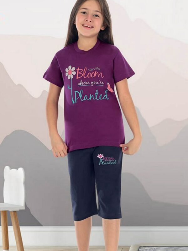 Πιτζάμα Παιδική Flowery Girl W4299