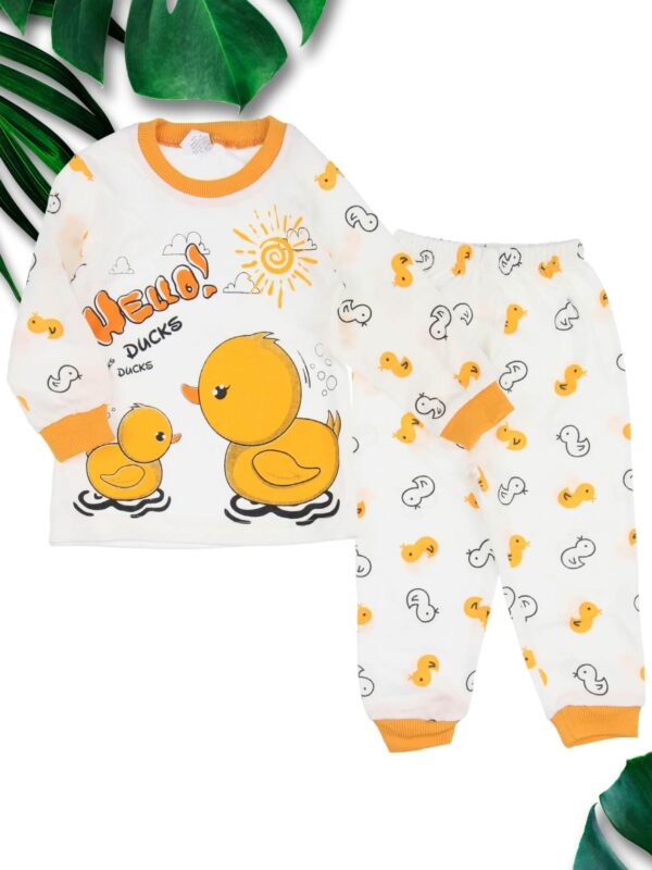 Πιτζάμα Παιδική Hello Ducks Για Κορίτσι Q1095