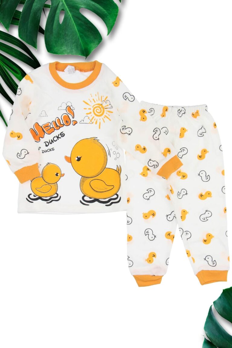 Πιτζάμα Παιδική Hello Ducks Για Κορίτσι Q1095