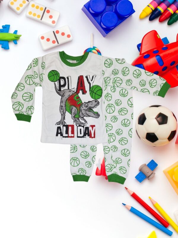 Πιτζάμα Παιδική Με Τύπωμα Play All Day F3685