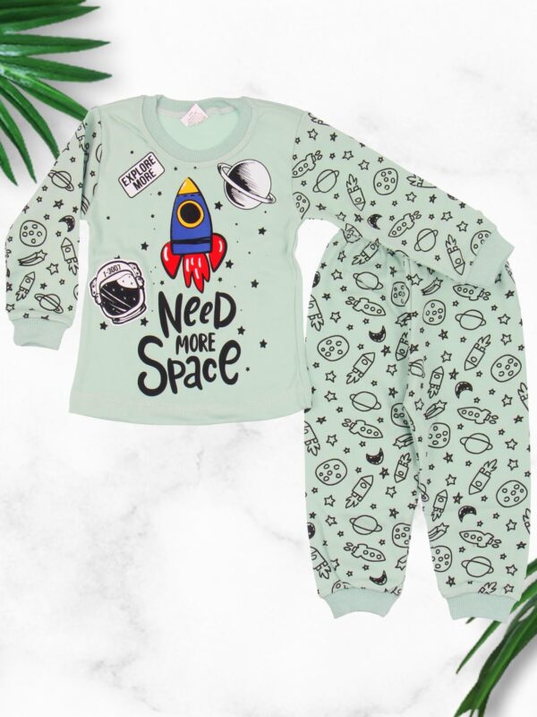 Πιτζάμα Παιδική Need More Space Για Αγόρι W1186